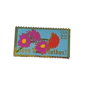 USPS vintage enamel pin